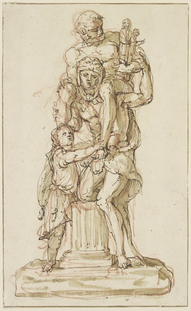 Aeneas flieht aus Troja, Niederländisch, 17. Jahrhundert