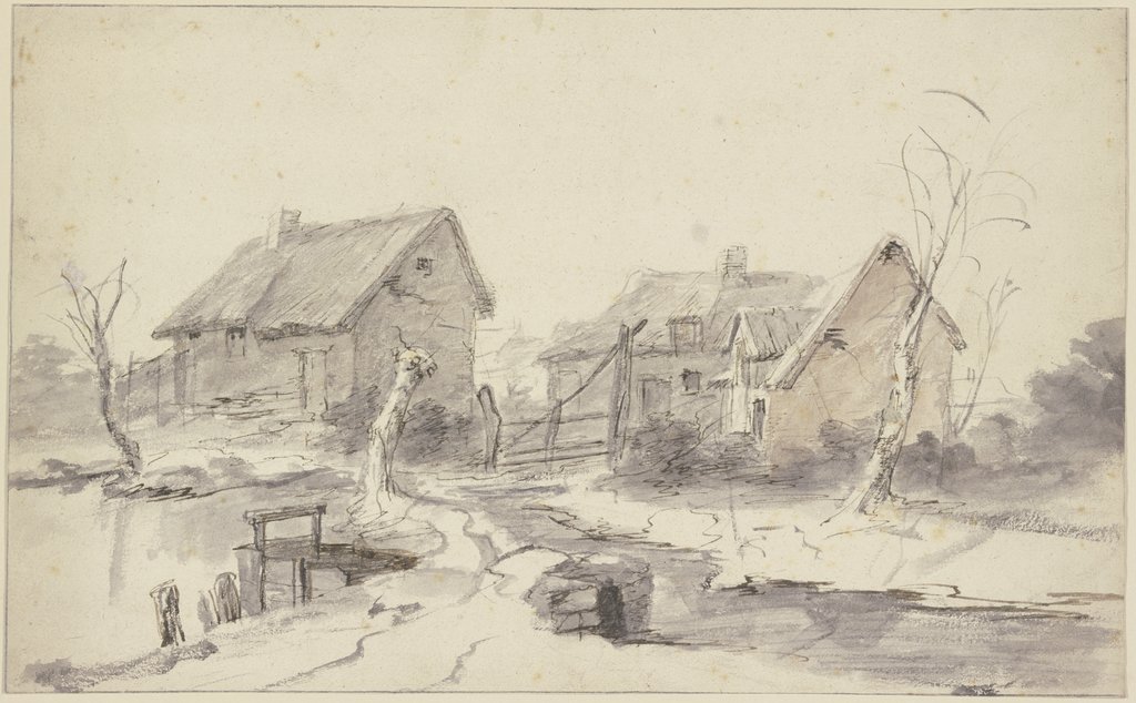 Bauernhäuser, Niederländisch, 17. Jahrhundert