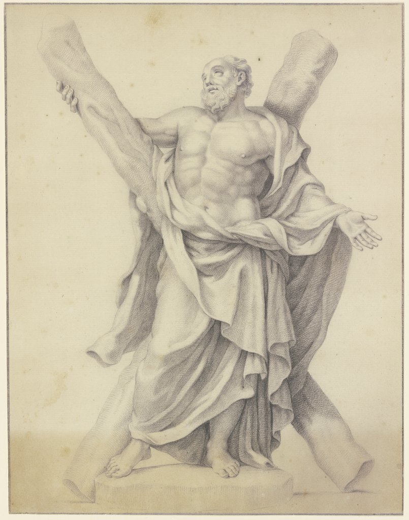 Der Heilige Andreas, Französisch, 17. Jahrhundert, Französisch, 18. Jahrhundert