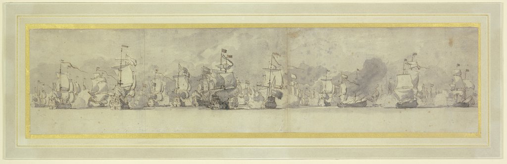 Anglo-holländische Seeschlacht, Willem van de Velde d. J.