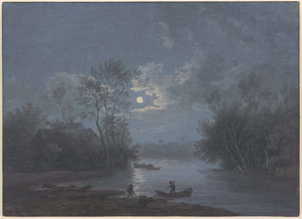 Moonlight landscape, Joseph Vernet