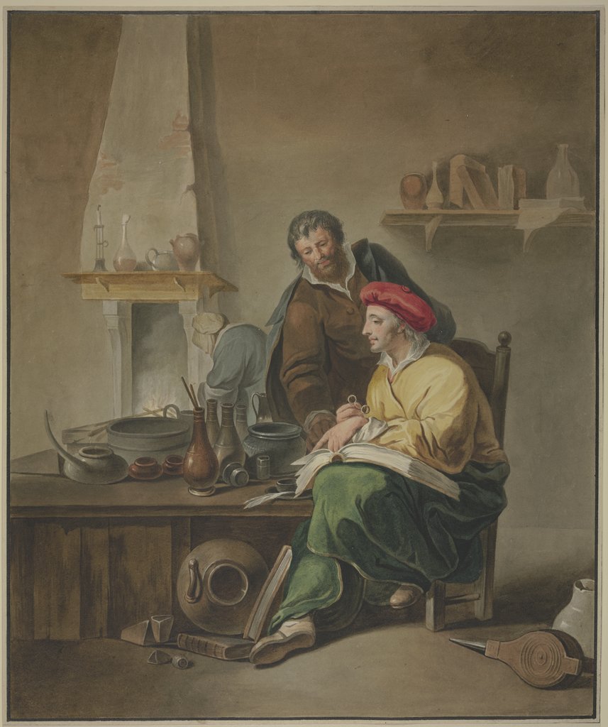 Die Alchemisten, Französisch, 18. Jahrhundert