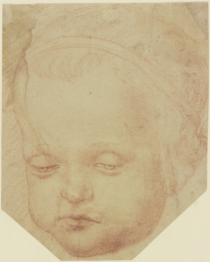 Child's head from the front, Unknown, 16th century