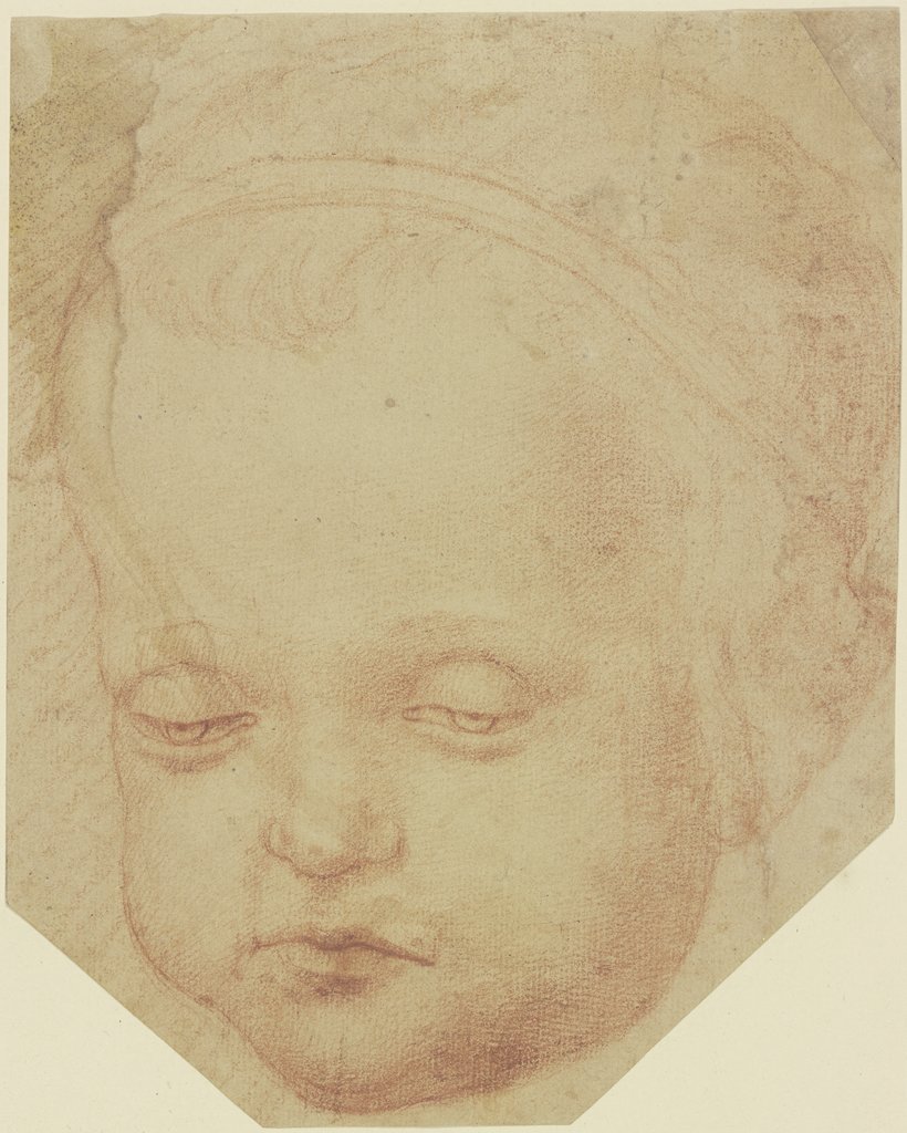 Kinderkopf von vorn, Unbekannt, 16. Jahrhundert
