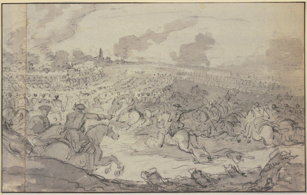 Kavalerieattacke, Charles Parrocel