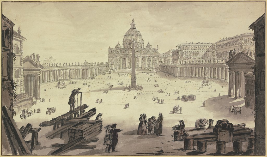 St. Peter mit dem Petersplatz in Rom, Antoine François Peyre