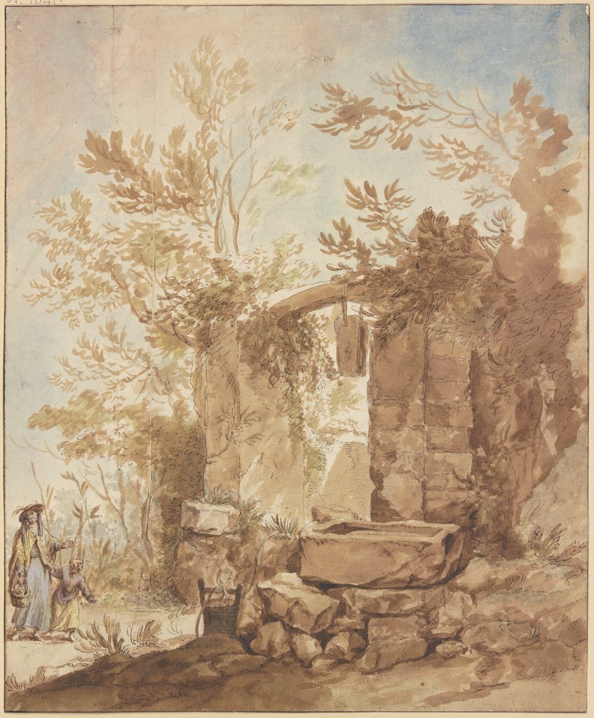 Zertrümmerter Ziehbrunnen, Jean-Baptiste Marie Pierre
