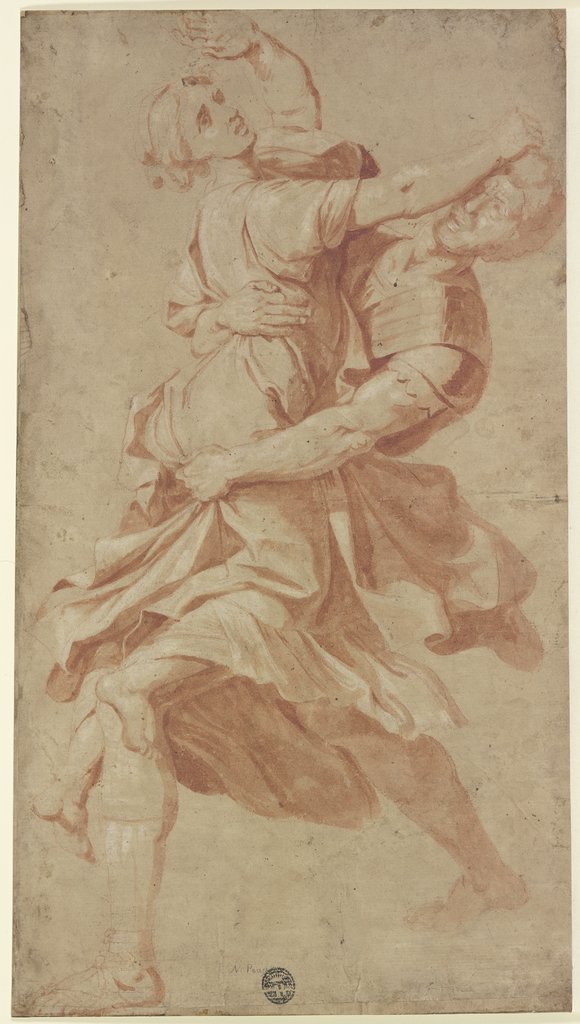 Zwei Figuren aus dem Raub der Sabinerinnen, Nicolas Poussin;   ?