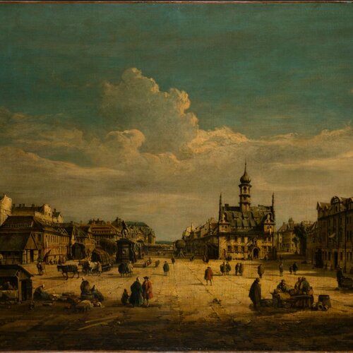 Dresden Neustadt with a View Towards the North, copy after Bernardo Bellotto