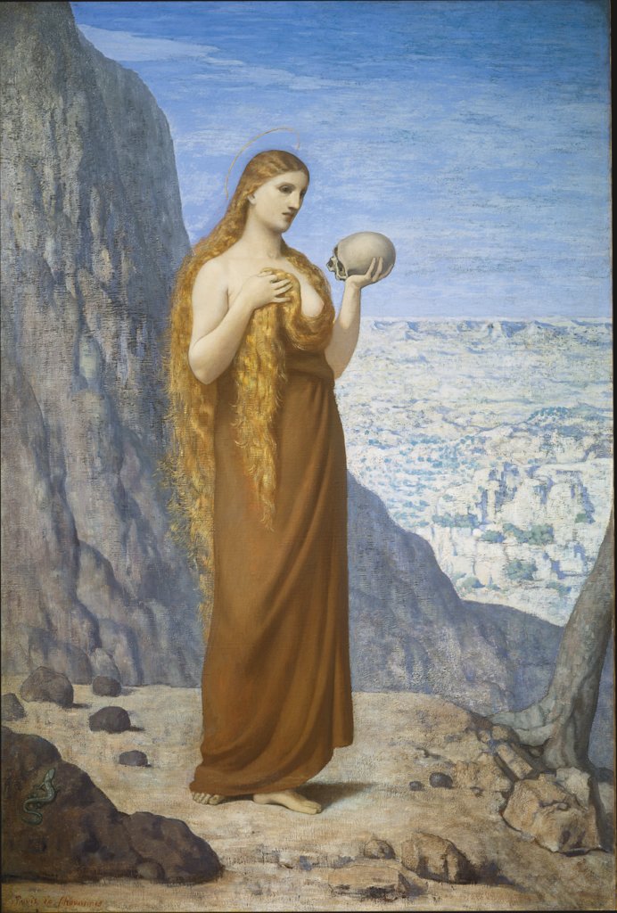 Maria Magdalena in der Wüste (Madeleine à la Sainte-Baume), Pierre Puvis de Chavannes