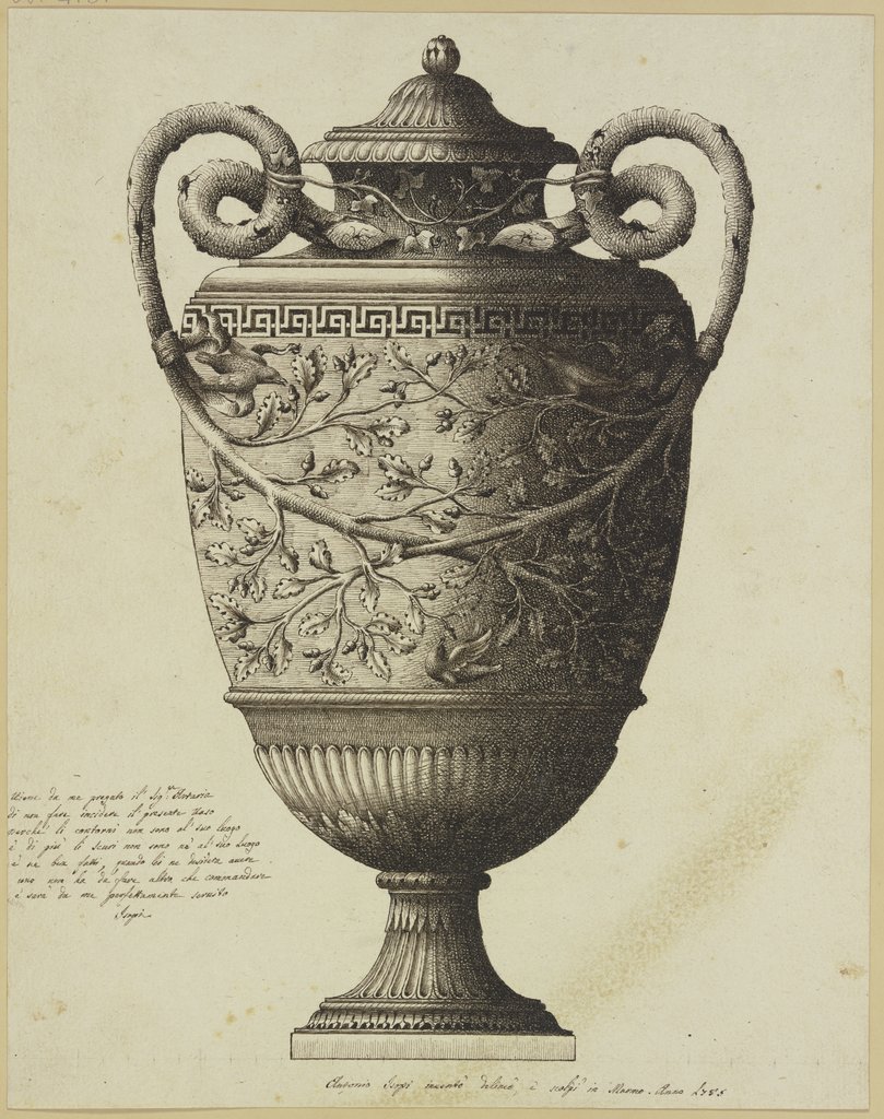 Eine Vase, Antonio Isopi