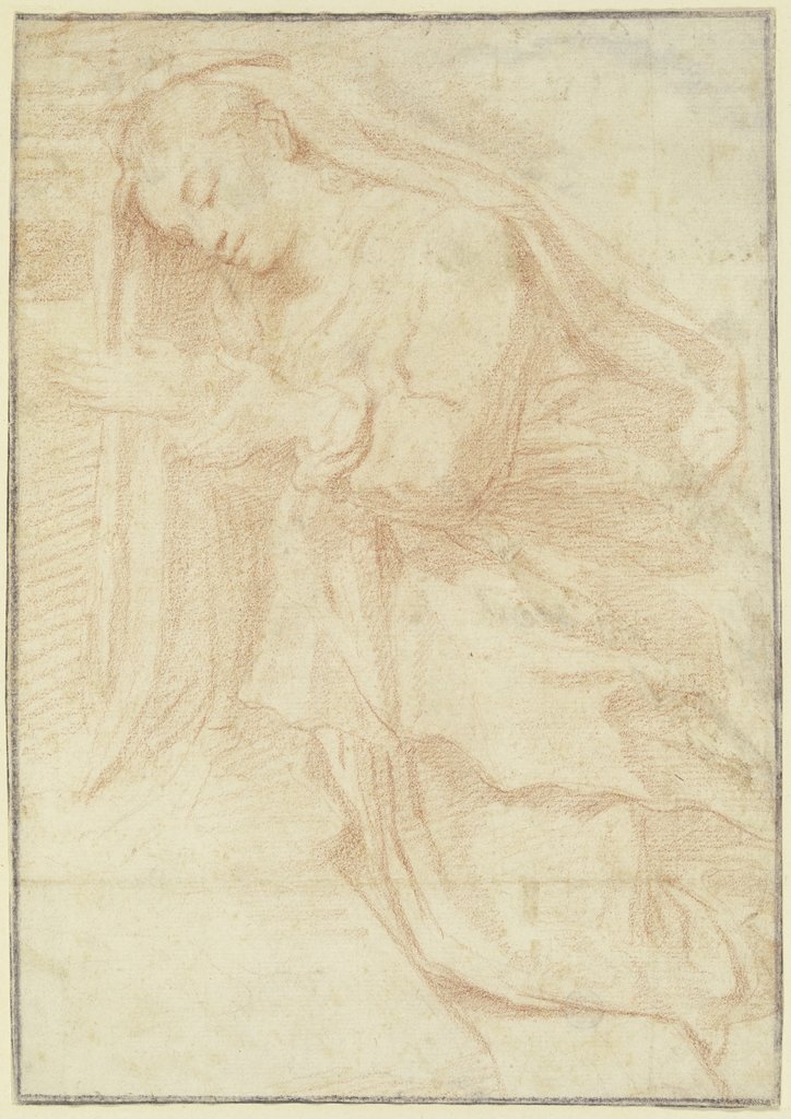 Maria in der Anbetung des Kindes (?), Correggio;   ?