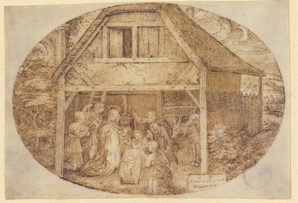 The Nativity, Johan Wierix