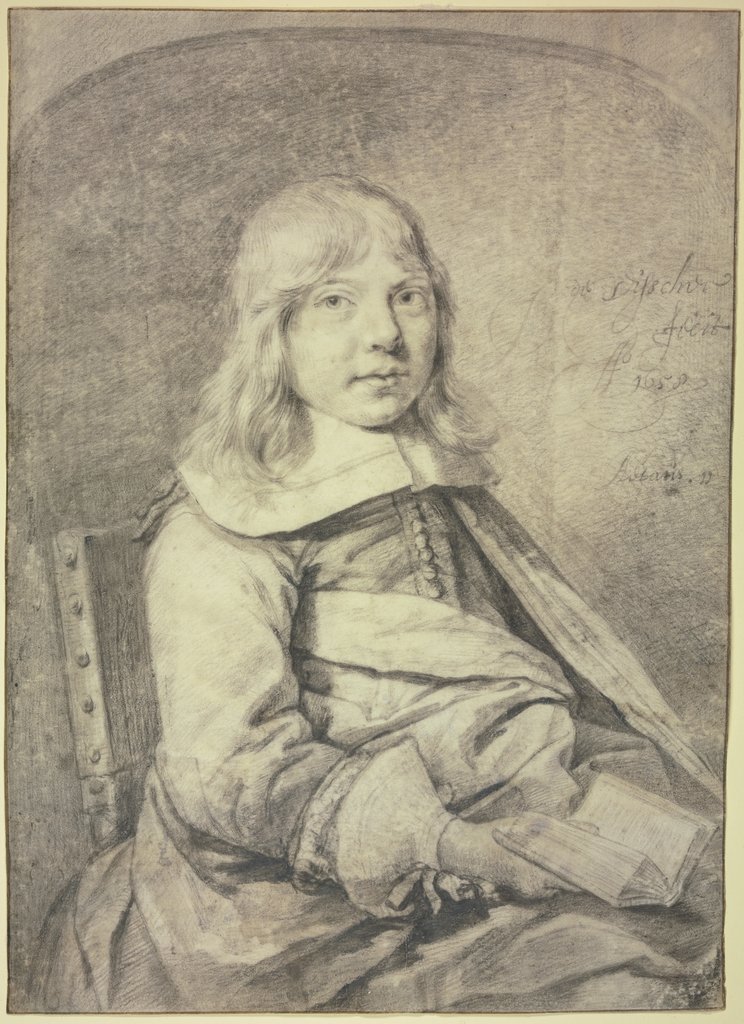 Portrait of a boy, Cornelis Visscher