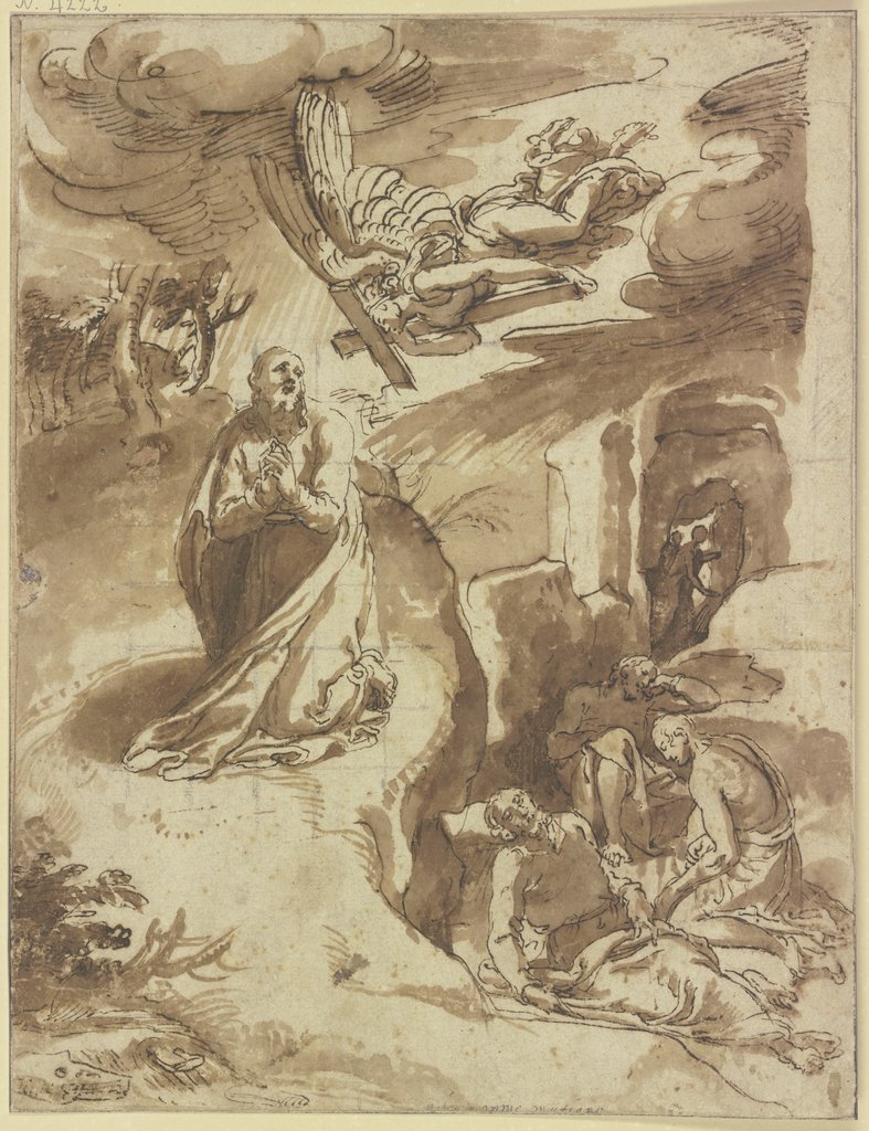 Christus am Ölberg, Girolamo Muziano;   ?
