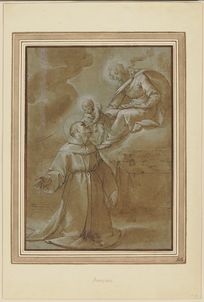 Dem Heiligen Antonius erscheint die Muttergottes, Pier Francesco Morazzone