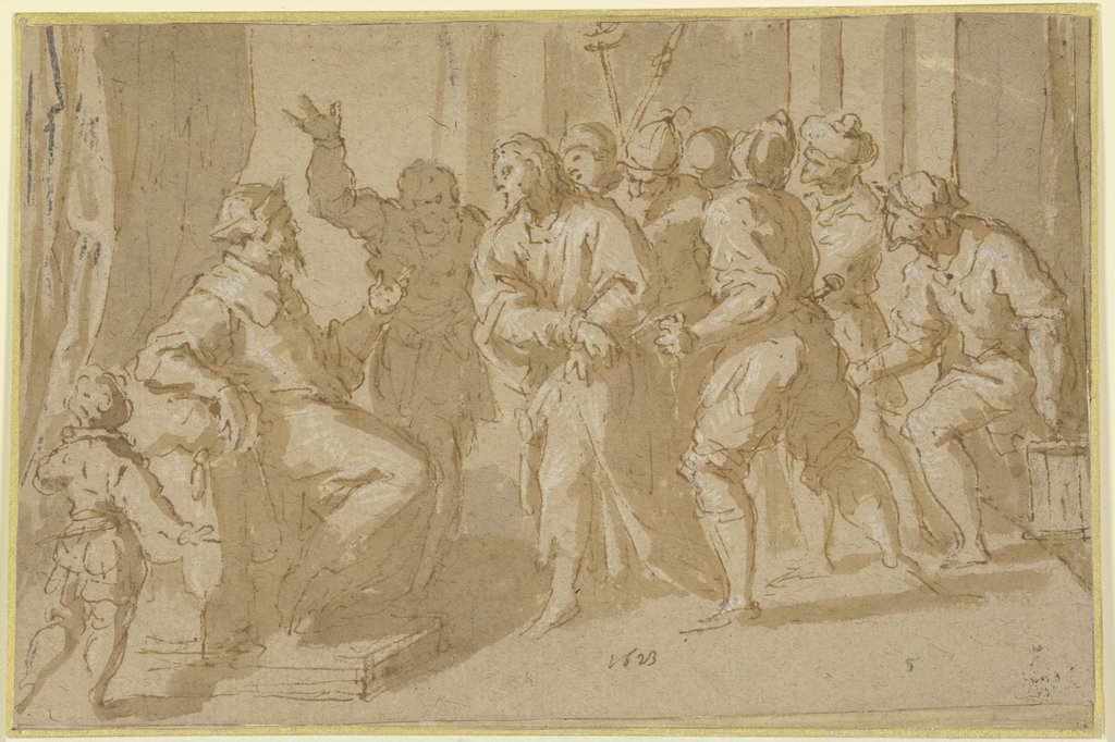 Christ before Caiaphas, Jacopo Palma il Giovane