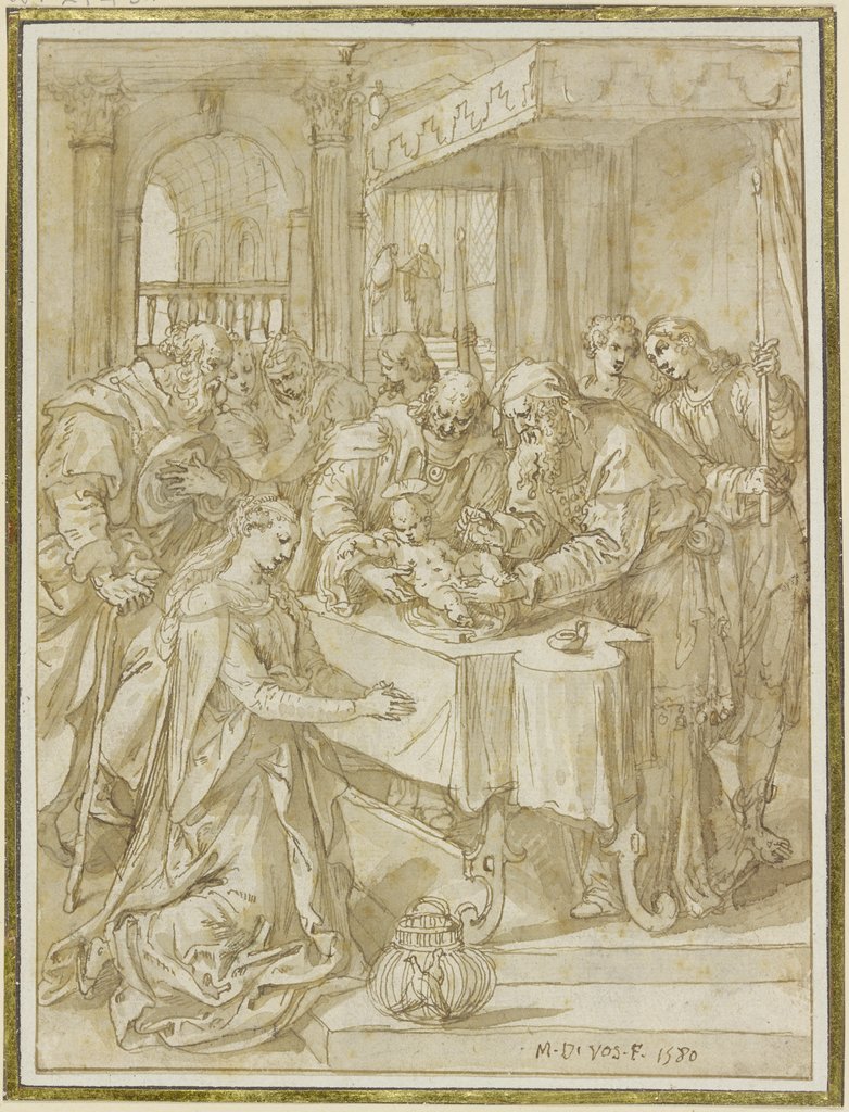 Beschneidung Christi, Maarten de Vos