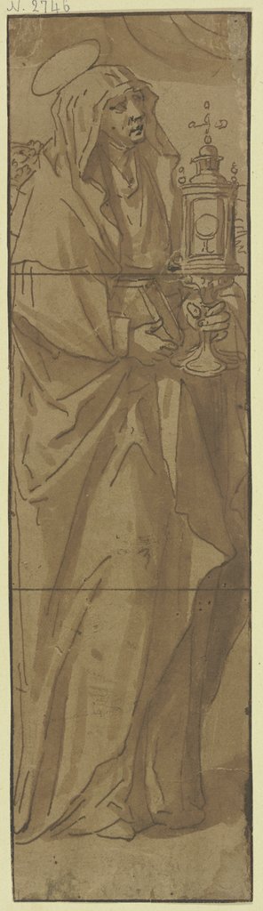 Die Heilige Klara von Assisi (?), Maarten de Vos