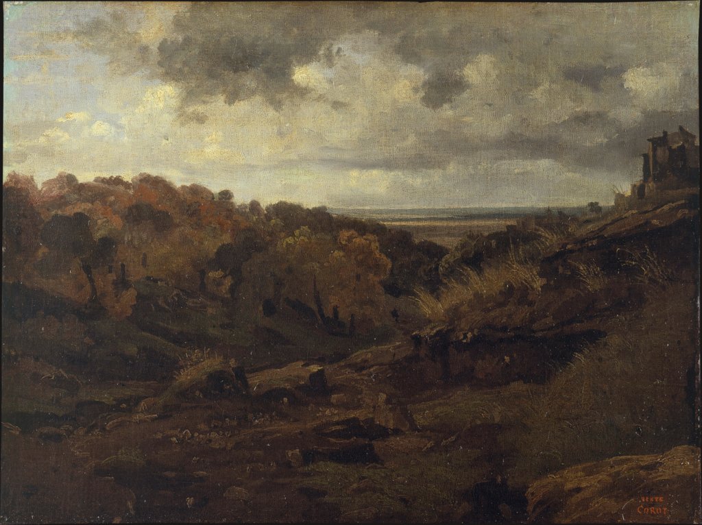 Italian Landscape near Marino in Autumn, Camille Corot