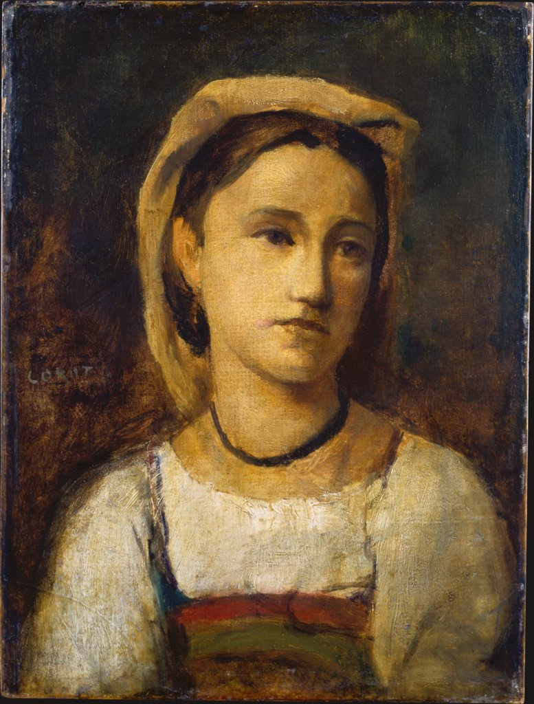 Bildnis eines italienischen Mädchens, Camille Corot