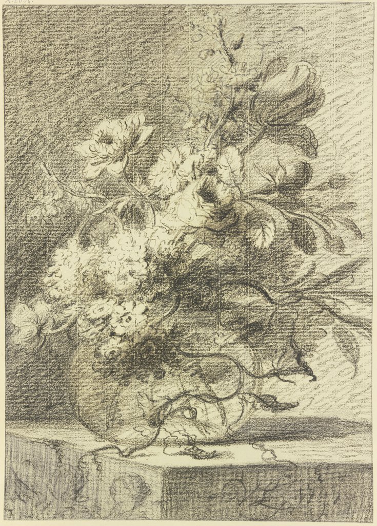 Blumenstrauß in einer Vase, Willem van Leen
