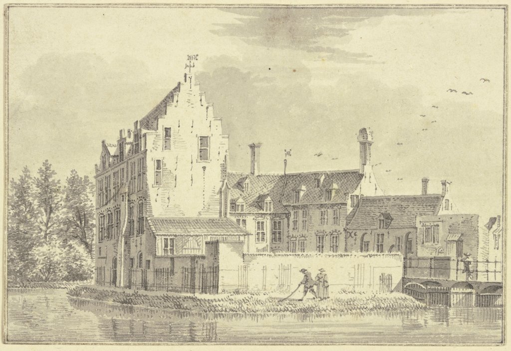 Het Huys Ryzenborgh by Utrecht, Pieter van Liender