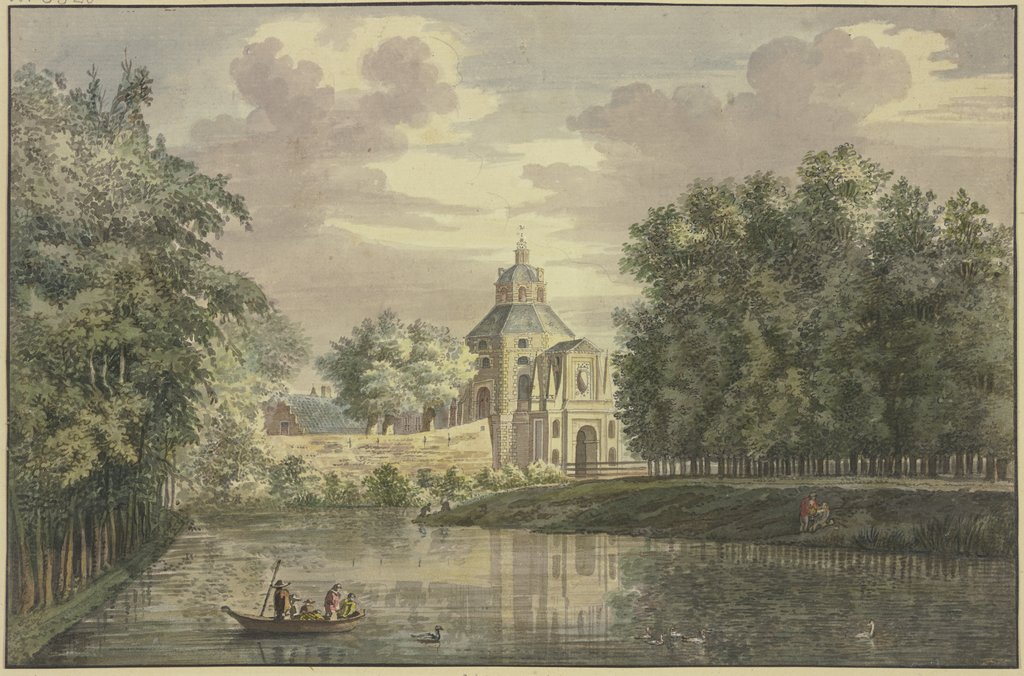 Ansicht der Wittevrouwenpoort in Utrecht, Jacobus van Liender