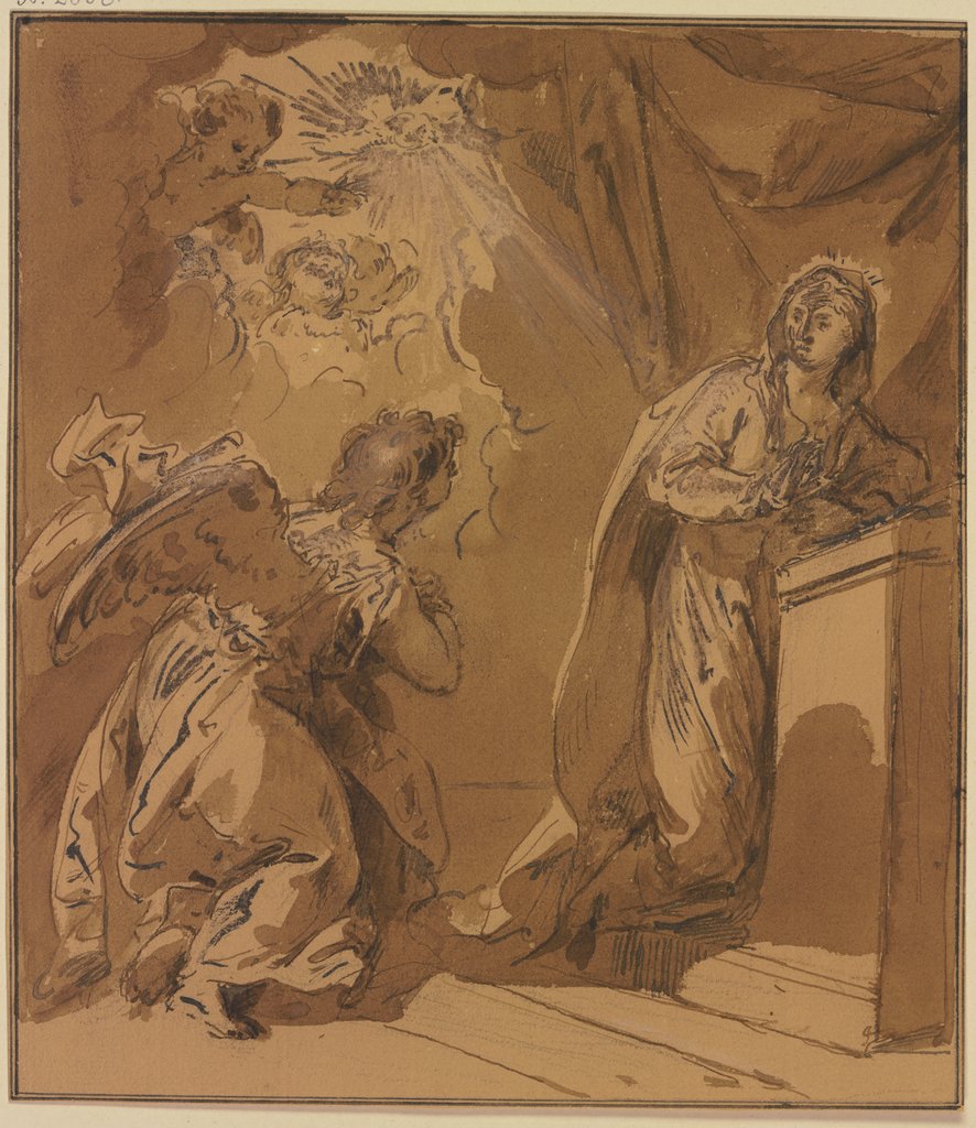 The Annunciation, Jacob de Wit