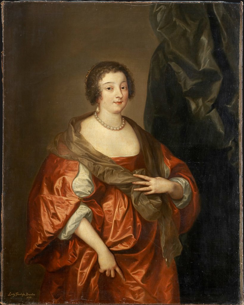 Bildnis der Penelope Naunton, Lady Herbert, Art des Anthonis van Dyck