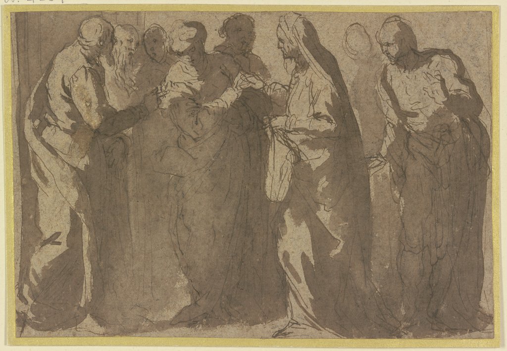 Die Pharisäer und die Ehebrecherin, Jacopo Palma il Giovane