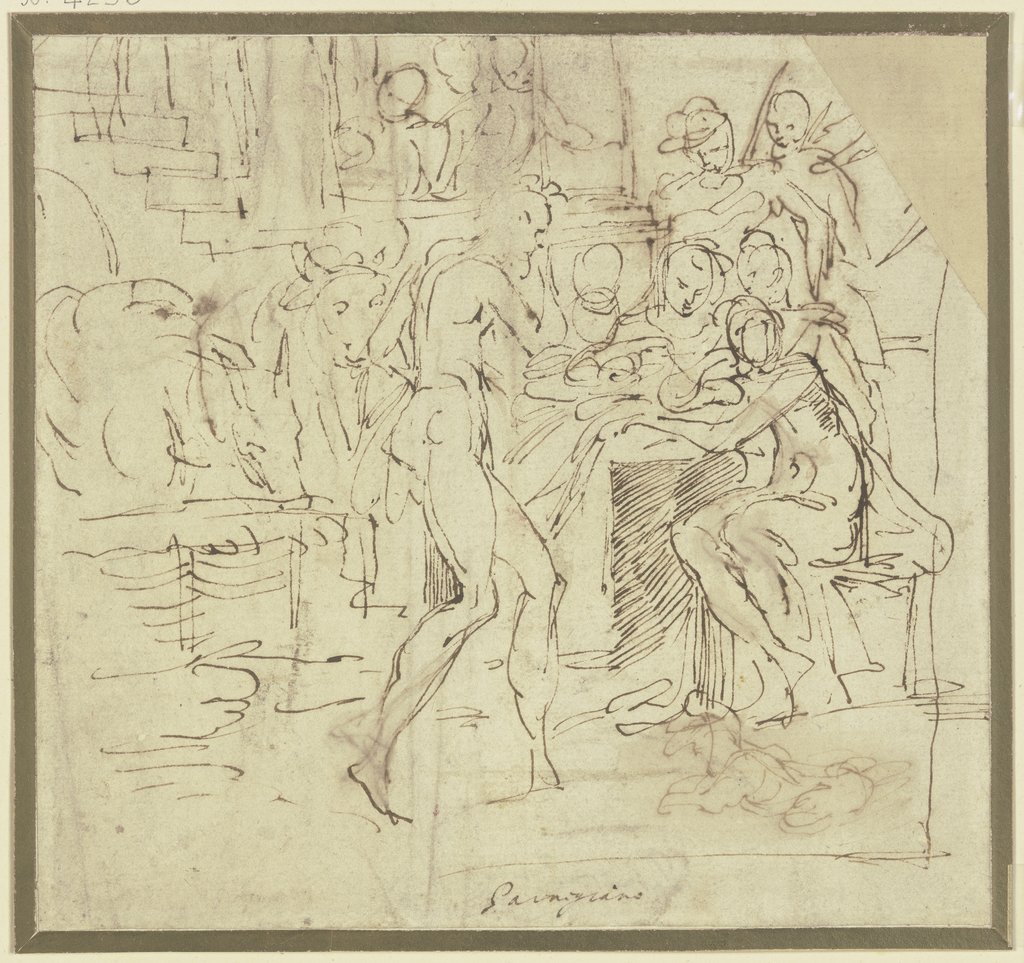 Anbetung der Hirten, Parmigianino