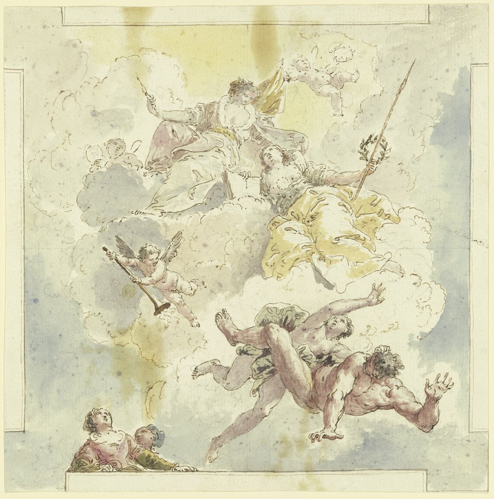 Allegory, Venetian, 18th century;   ?, southern German, 18th century;   ?