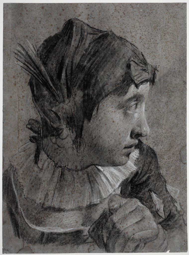 Kopf eines jungen Mädchens (Barbara Piazzetta?), Giovanni Battista Piazzetta