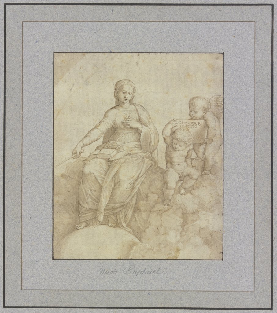 The Astronomia, Italian, 16th century, after Raphael
