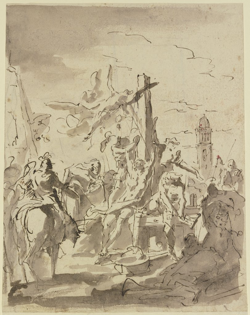 Martyrdom of a saint, Gaspare Diziani