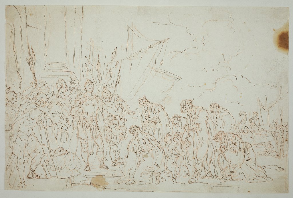 Alexander und die Familie des Darius (?), Gaspare Diziani