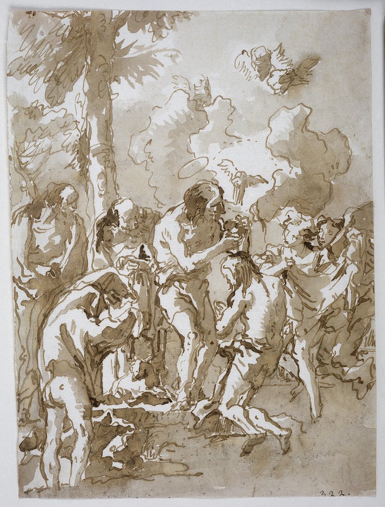 Taufe Christi im Jordan, Giovanni Domenico Tiepolo