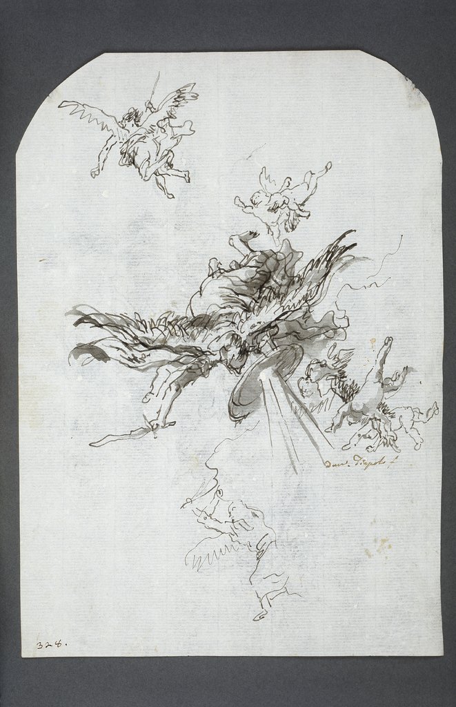 Der Erzengel Michael, Giovanni Domenico Tiepolo