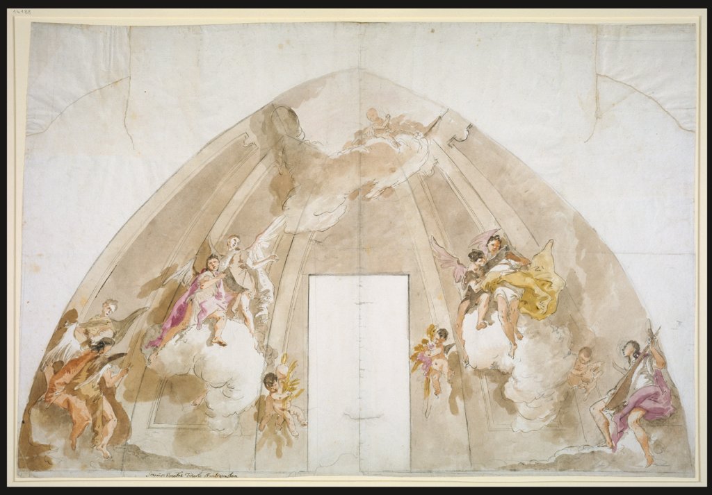 Singende und musizierende Engel, Giovanni Battista Tiepolo