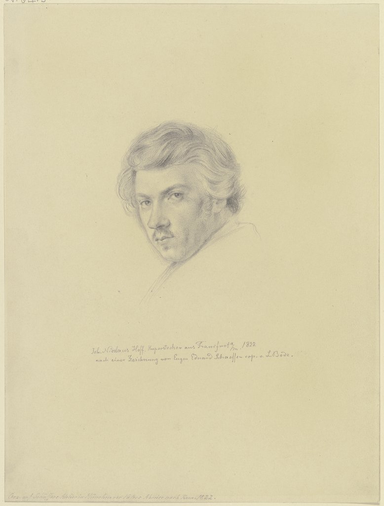 Portrait of Nikolaus Hoff, Leopold von Bode, after Eugen Eduard Schäffer