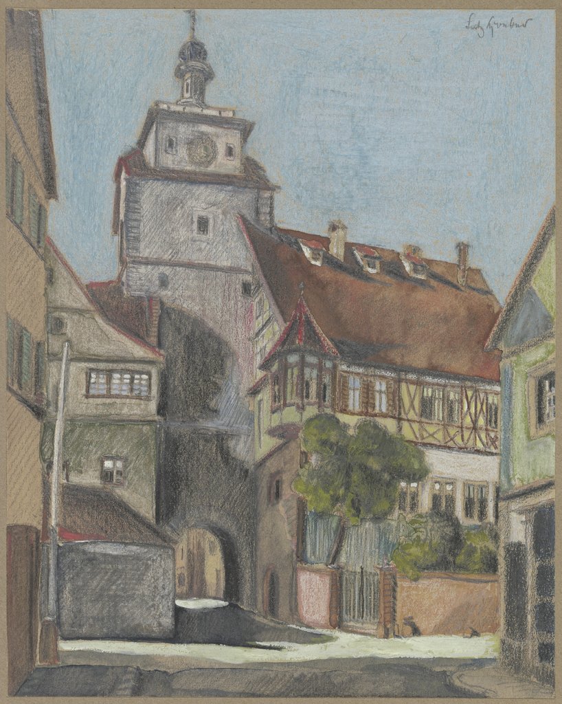 Rödertor in Rothenburg, Fritz Hoeber