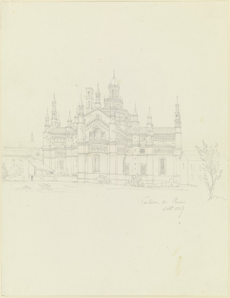 Certosa bei Pavia, Friedrich Maximilian Hessemer