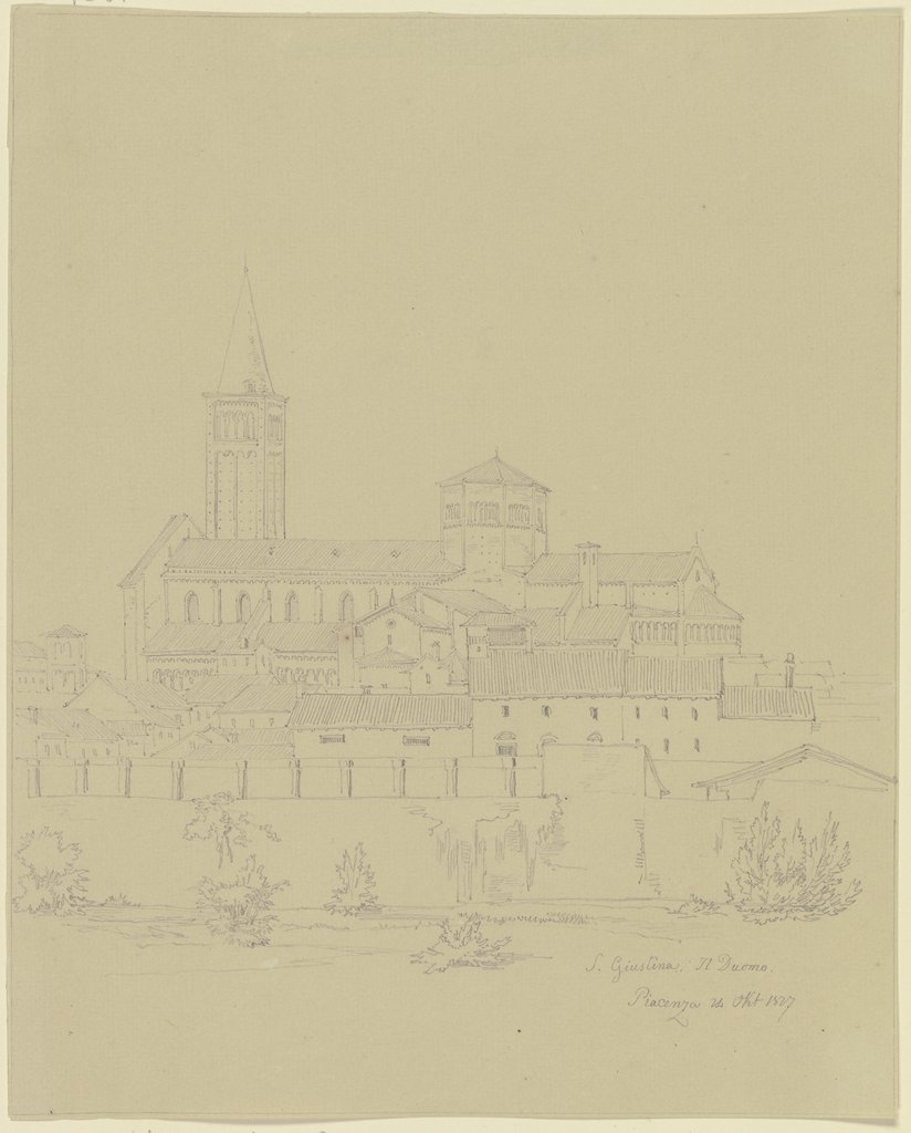 Der Dom S. Maria Assunta und S. Giustina in Piacenza, Friedrich Maximilian Hessemer