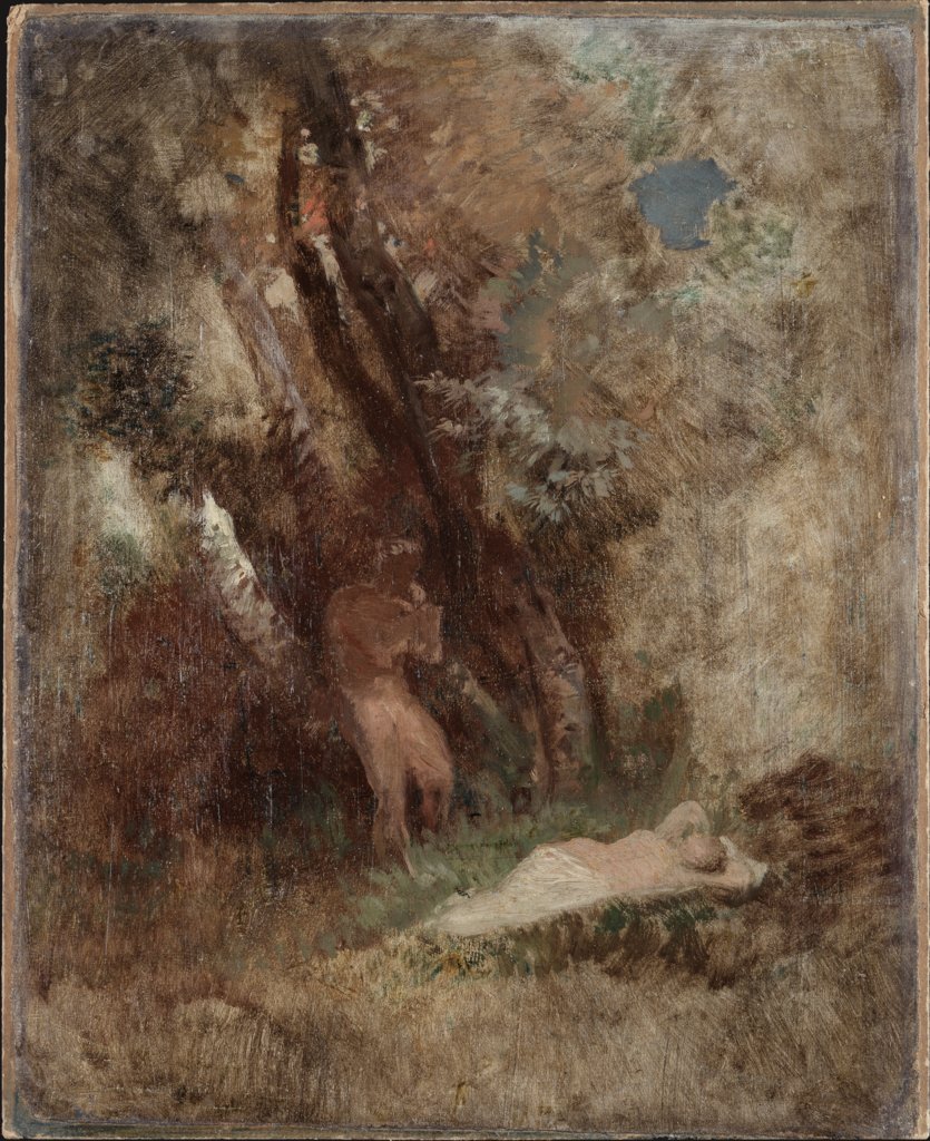 Faun and Nymph in the Woods, Arnold Böcklin
