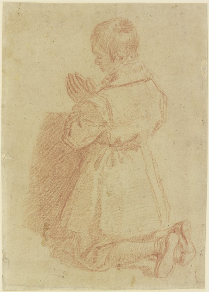 Kneeling, praying boy, Santi di Tito