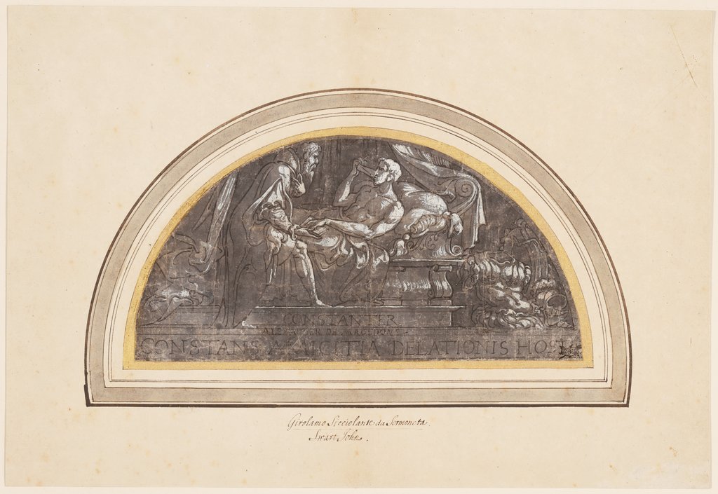 Alexander der Große und sein Arzt Philippus, Girolamo Siciolante;   ?