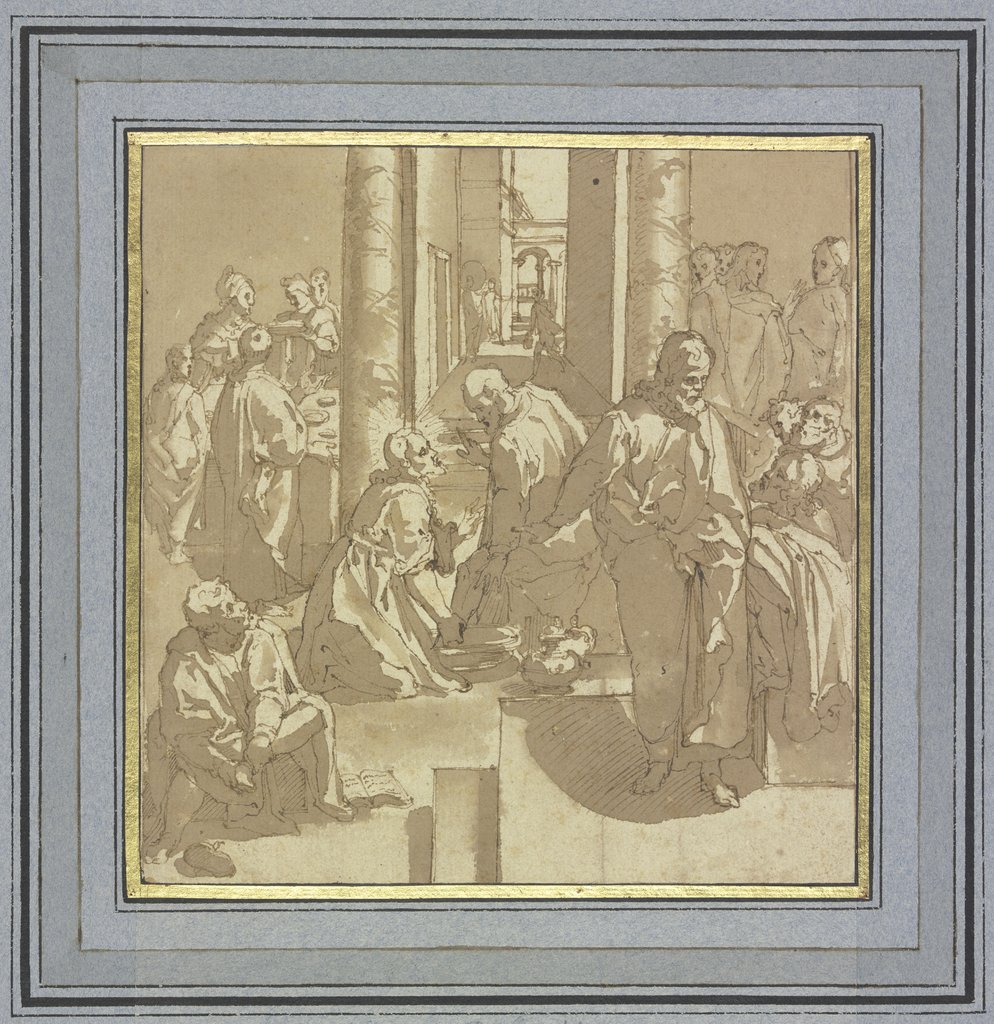 Fußwaschung Christi, Tintoretto;   ?