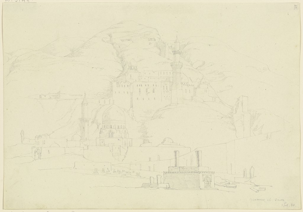 Die Moschee Giamma el Omoc, Friedrich Maximilian Hessemer