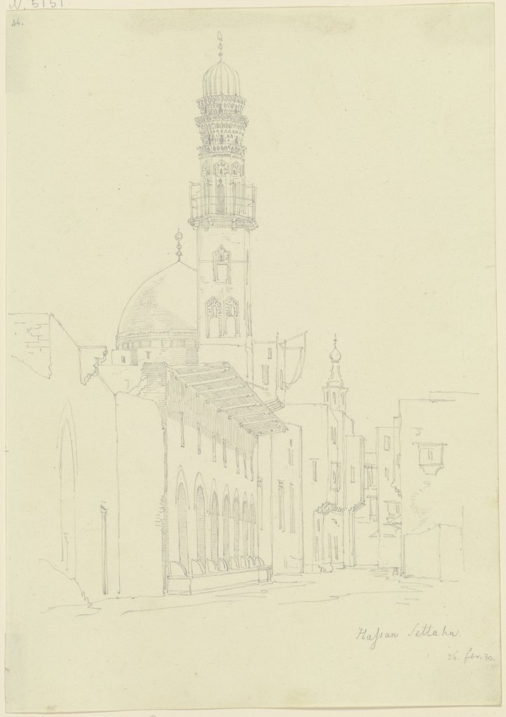 Die Moschee Hassan Settaha, Friedrich Maximilian Hessemer